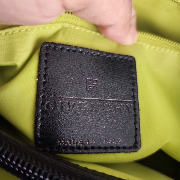 Givenchy "G" Metallic Gold Black Handbag - Picture 11 of 13